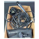 Sennheiser Mic, Cable and MXR Classic Distortion Effects Pedal