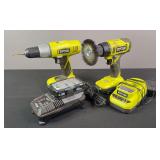 Ryobi 18V Kit & 3 Batteries & Charger