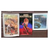 Bird Buster Poster, Lumber Jack, & Michael Coleman Print