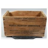 Western Cartridge Company 20 Ga. Wooden Crate