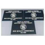 (3) Smith & Wesson Rubber Pistol Mats