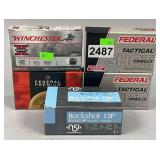 Federal & Plumbum .12 Ga. Buckshot (25 Count) & .12 Ga. Winchester Rifled Slugs (5 Shells)