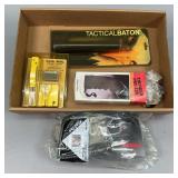 Tactical Baton, Taser, & Goggles