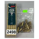CCI .22 LR & Misc. .22 Ammunition, 131 Cartridges