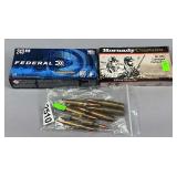 (20) Hornady .243 Win Cartridges, (5) Federal .243 Win Cartridges, & (7) Misc. .243 Win Rounds