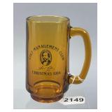 Colt Management Club Christmas 1984 Glass