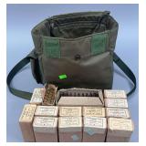 Ammo Bag of Egyptian 8mm Mauser Cartridges, 244 Count