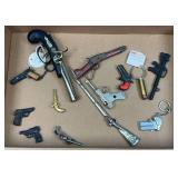 Hornady Bullet Keychain, Cap Guns, & Toy Guns