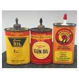 Winchester & Misc Retro Gun Oil Tins