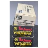 (800) CCI No.34 Primers & (1799) TulAmmo KV-7.62N Primers
