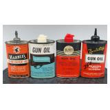 Vintage Gun Oil Tins