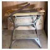 Work Shop Table & Saws