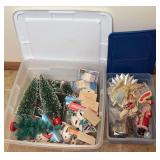Christmas Village & Misc. Christmas Decorations