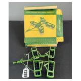 Vintage John Deere Toy Disk Harrow with Box