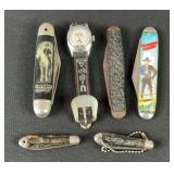 Hopalong Cassidy Knives & Assorted Collectibles