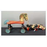 Snoopy Pull Toy & Horse Pull Toy