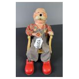 Tin Toy Rocking Grandoa Smoking