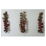 (3) Decorative Leaf Candle Holders