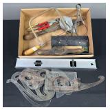 Spoke Shave, Level, & Drafting Tools
