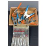 Craftsman Wood Chisel Set & Spring Clamps