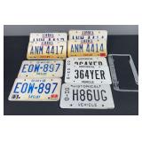 Assorted Shelby Ohio & Historical Ohio License Plates