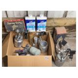 Paint Sprayers, Paint Thinner, & Supplies