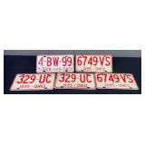 1965 Ohio License Plates