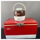 Retro Coleman Cooler & Drink Dispenser Cooler