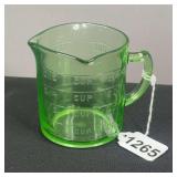 Anchor Hocking Uranium Glass Measuring Cup