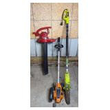 TORO Blower, Worx Edger, & Sunjoe Pole Saw
