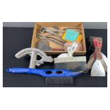 Pipe Bender, Putty Knives, & Tools