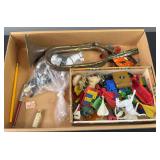 Darts, Animals, Bugle, & Toys