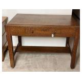 Oak Library Table