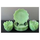 Jadeite Plates & Serving Bowls