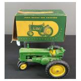 Vintage John Deere Toy Tractor with Box