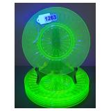 (6) Uranium Glass Plates