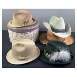 Assorted Men’s Fedoras & Hats