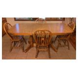 Wooden Dining Table & Chairs