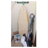 Ironing Board, Vacuum Sweeper, & Misc. Cleaning & Sweeper Attachments