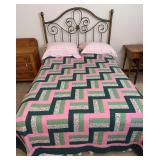 Full Size Bed Frame & Bed/Bedding