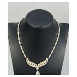 MCM Vintage Bogoff Rhinestone Necklace with Pendant