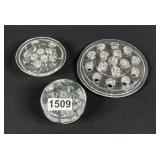 Clear Glass Flower Frogs