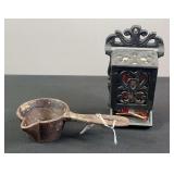 Cast Iron Matchkeep & Smelting Pot