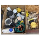 Rope, Tarp Straps, Paint, & Assorted Items