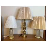 (3) Accent Table Lamps
