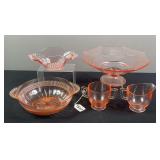 Pink Depression Glass