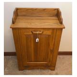 Wooden Wash Stand/Trash Can Hide