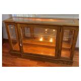 Display Case Lighted Curio Cabinet