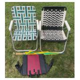 Lawn Chairs & Umbrella
