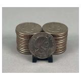 (25) Susan B. Anthony Dollar Coins